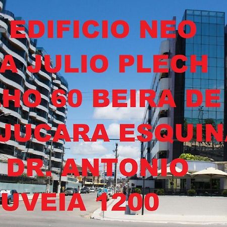 Na Beira Mar De Pajucara- Edif Neo- Apartamento Quarto E Sala - Possui Varanda- Vista Lateral Do Mar -Rua Julio Plech Filho 60 Esquina Com Avenida Doutor Antonio Gouveia - Consumo Eletrico E Pago No Ckeck-Out 1Kwh E 1,35 Reias- Tem Tela De Protecao Daire Maceió Dış mekan fotoğraf