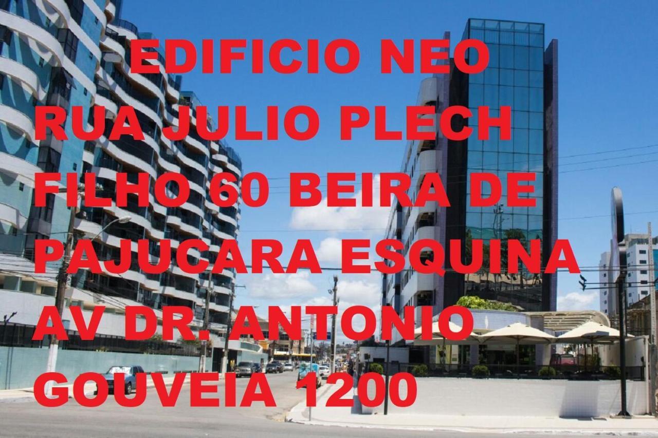 Na Beira Mar De Pajucara- Edif Neo- Apartamento Quarto E Sala - Possui Varanda- Vista Lateral Do Mar -Rua Julio Plech Filho 60 Esquina Com Avenida Doutor Antonio Gouveia - Consumo Eletrico E Pago No Ckeck-Out 1Kwh E 1,35 Reias- Tem Tela De Protecao Daire Maceió Dış mekan fotoğraf